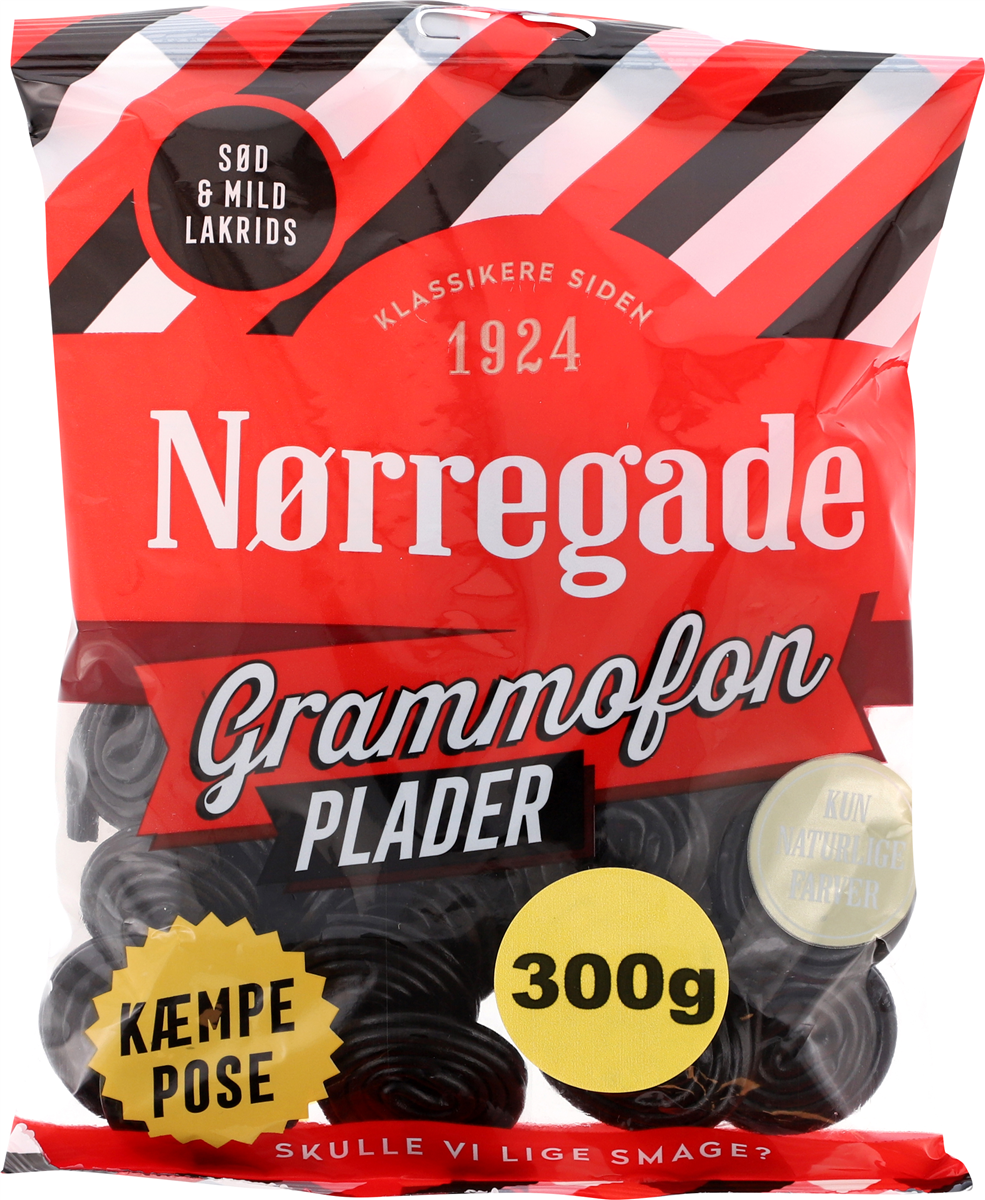 Nørregade grammofonplader 300 g