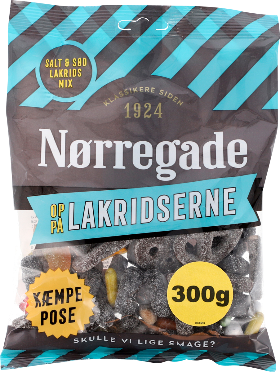 Nørregade op på lakridserne 300 g