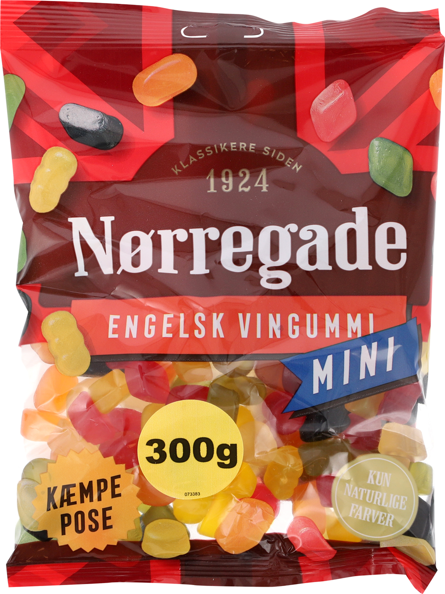 Nørregade engelsk vingummi 300 g
