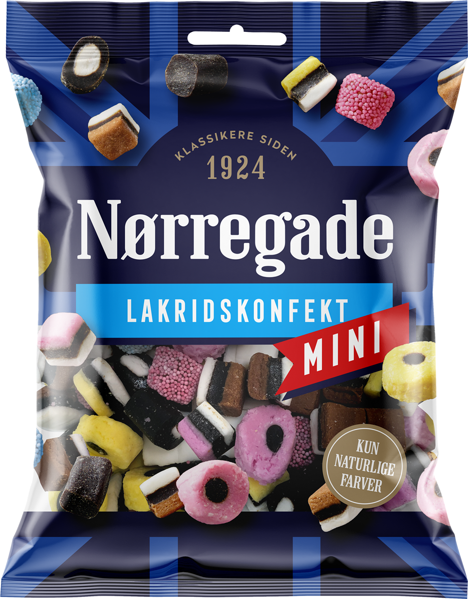 Nørregade N.G. lakridskonfekt mini 130 g