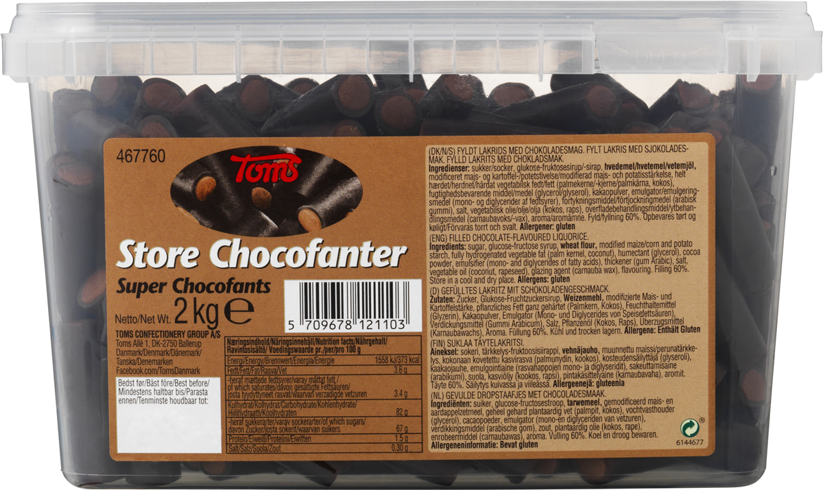 Pingv.st.chocofanter 330 st 2000 g