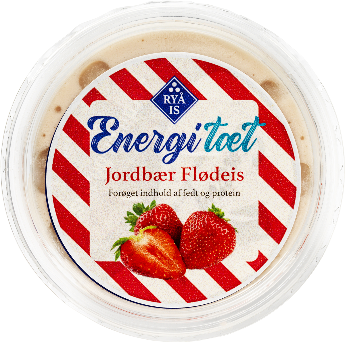 Ryå Jordbær Flødeis