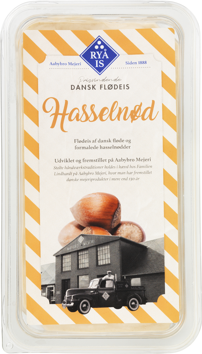 Ryå Hasselnød Flødeis