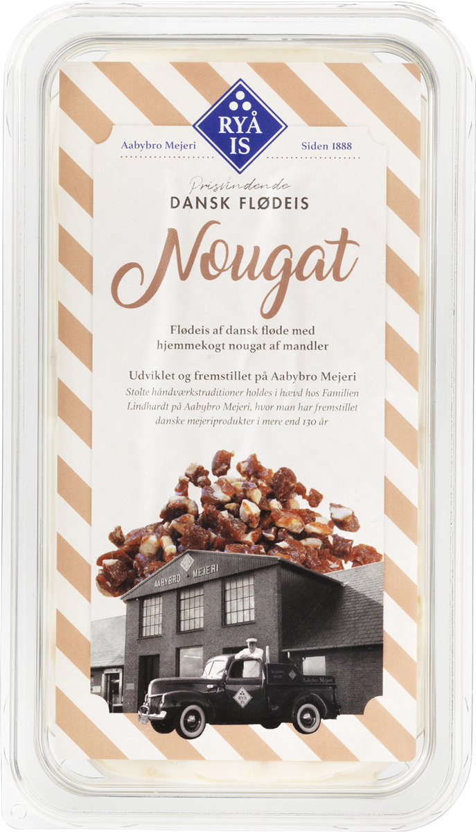 Ryå Nougat Flødeis