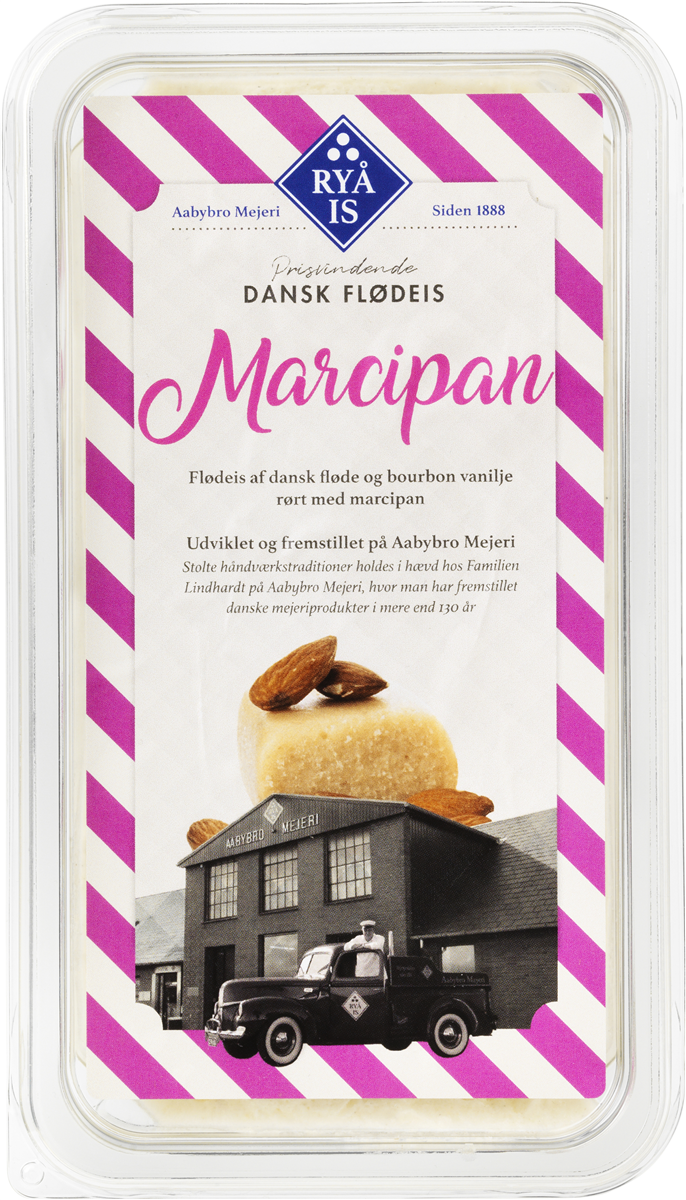 Ryå Marcipan Flødeis