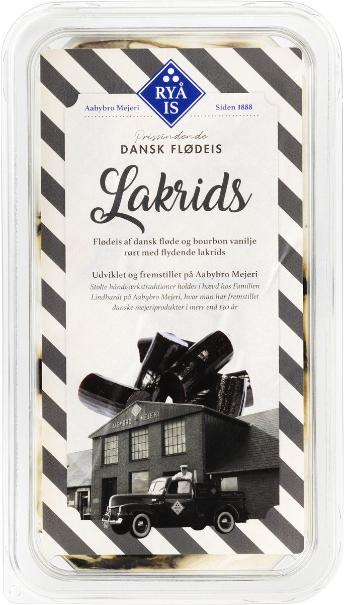 Ryå Lakrids Flødeis