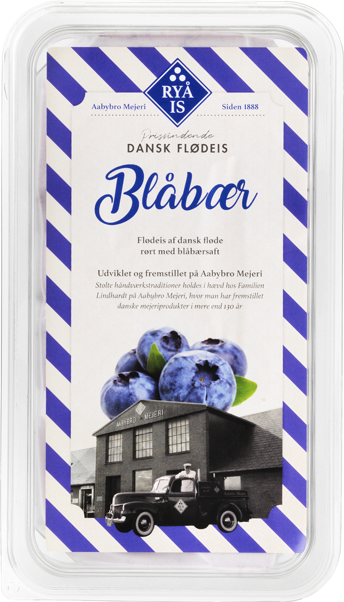 Ryå Blåbær Flødeis
