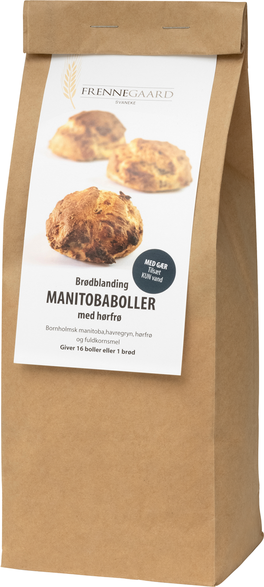 Manitoba boller m/hørfrø 700 g