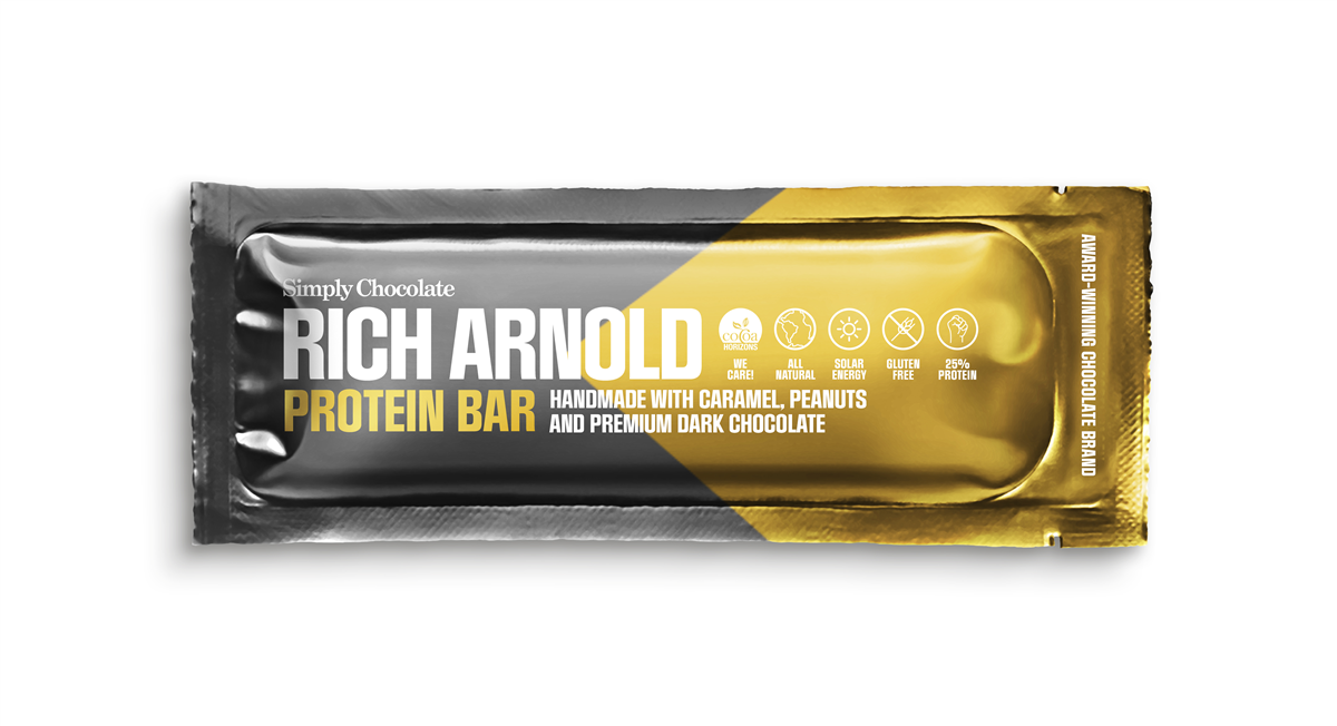 Simply Chocolate Proteinbar peanuts og havtorn