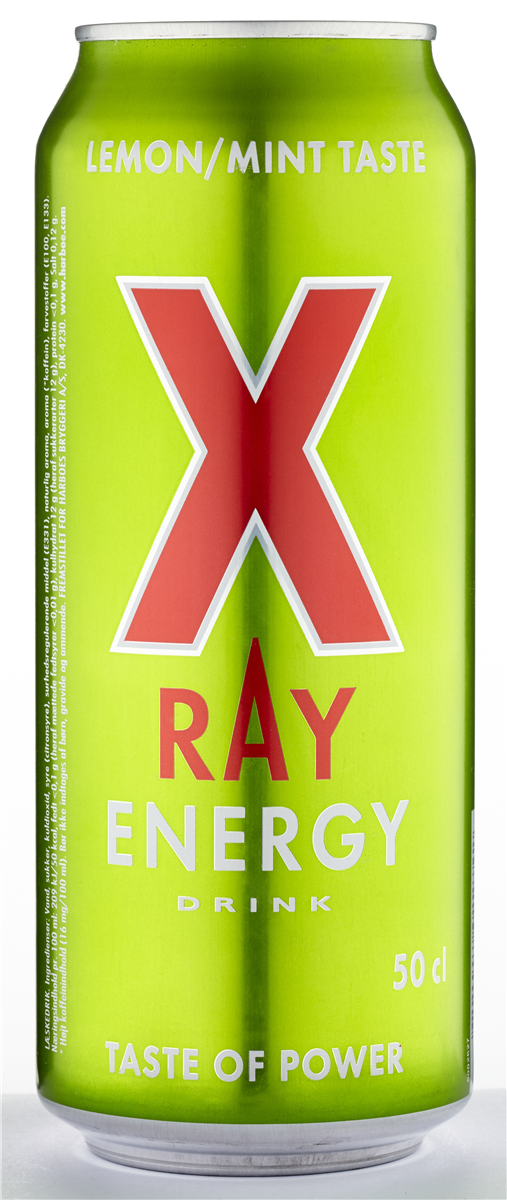 Harboe X-Ray energidrik lemon/min 500 ml