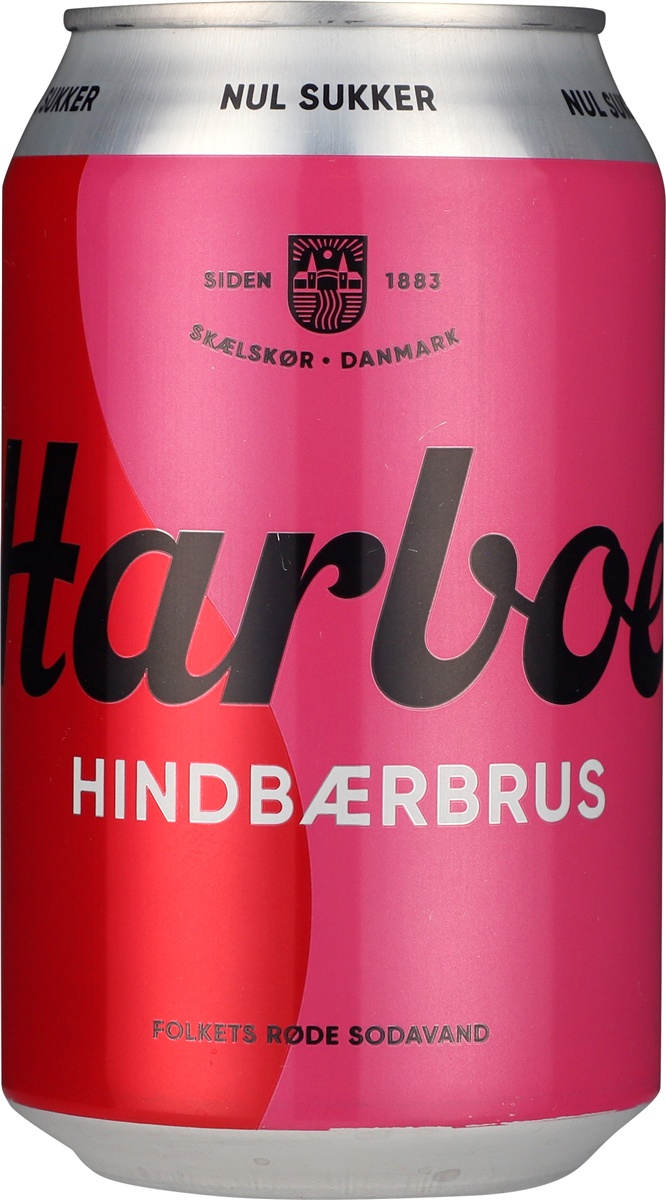 Harboe Hindbær 0% Sugar 33 cl
