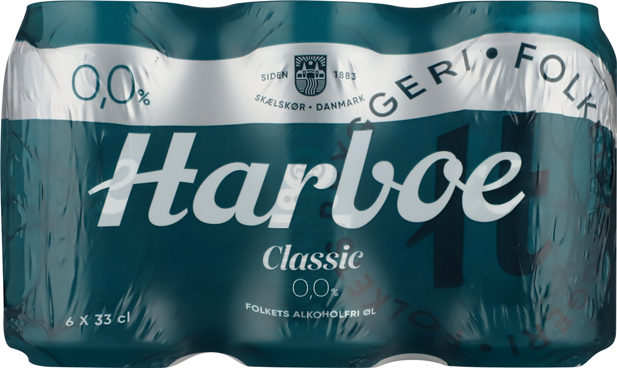 Harboe Classic 0,0% 6X33cl, 198 Centiliter