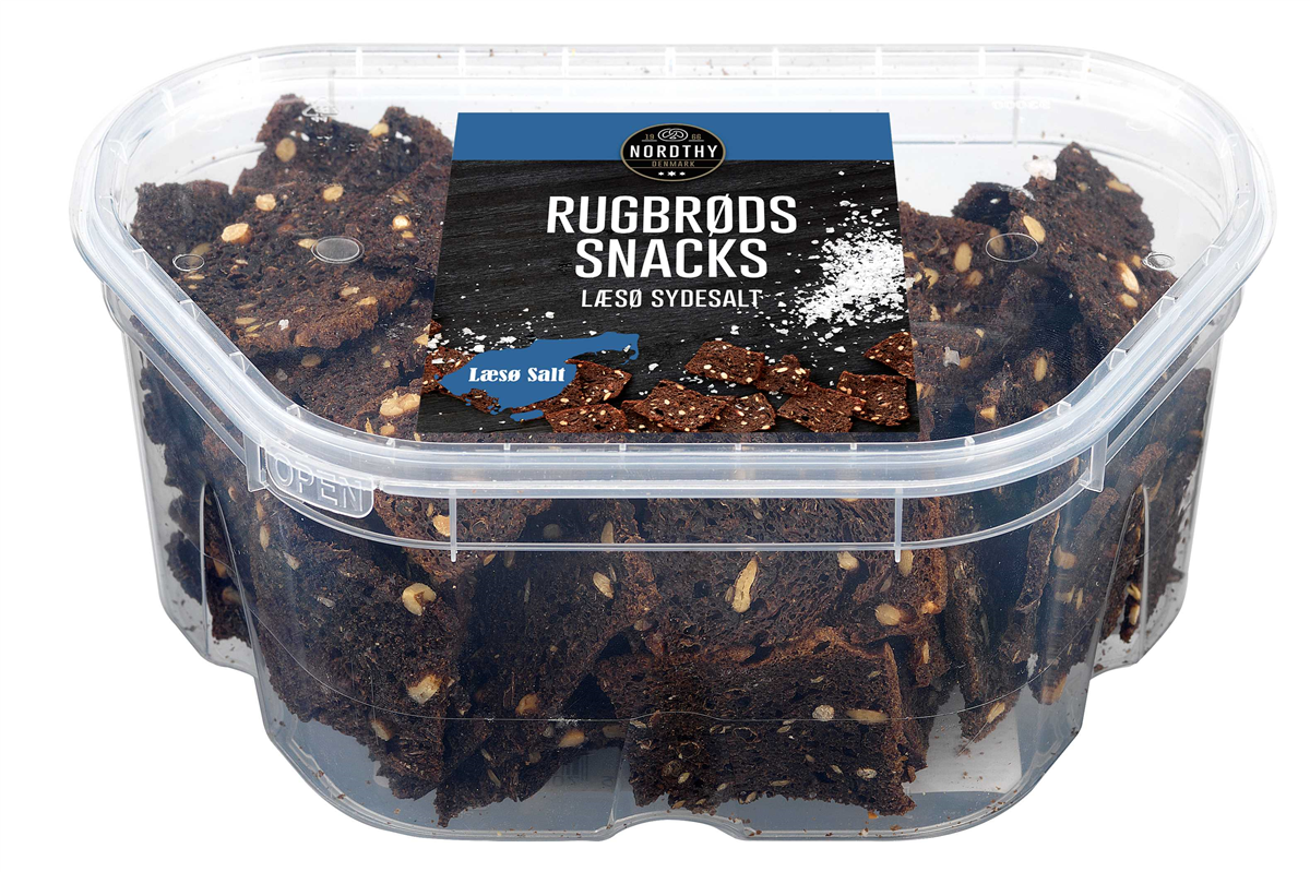 Rugbrødssnacks Læsøsalt