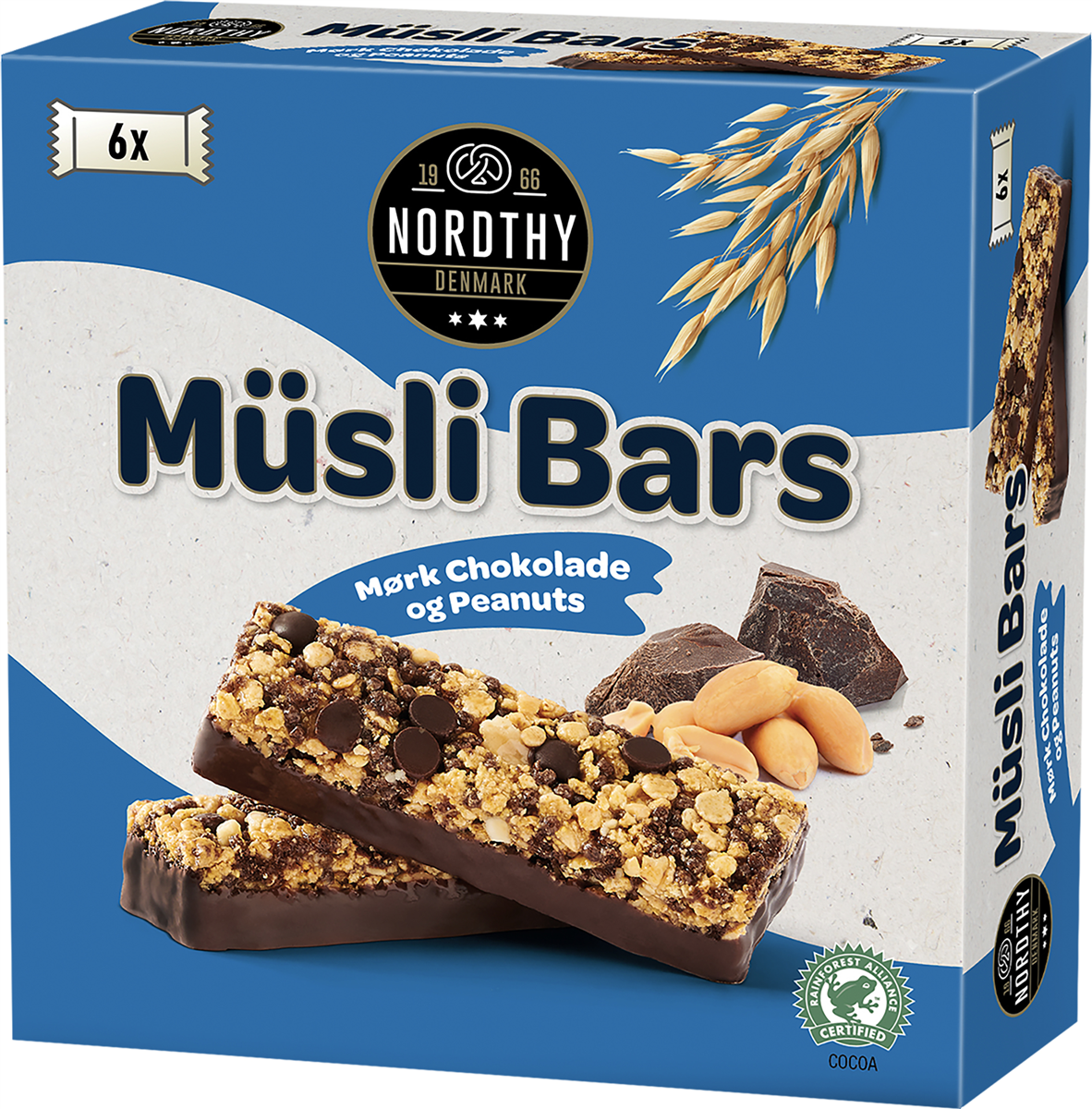 Mäslibars m/choko/nød 150 g