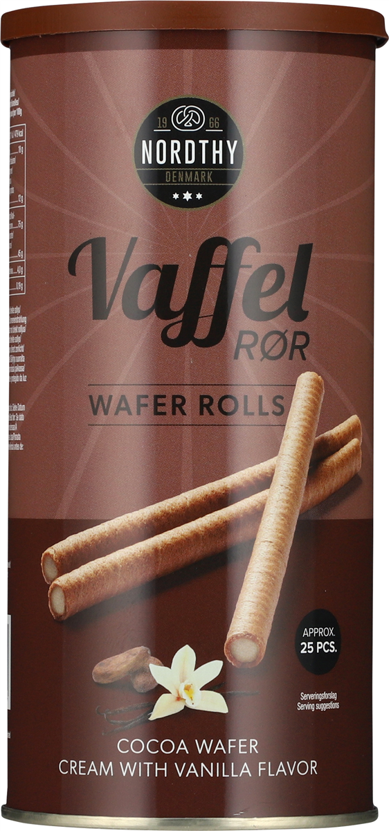 VAFFELRØR, 250 GR. / KAKAO & VANILJE
