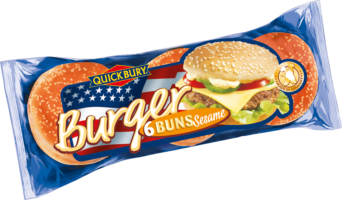 Hamburger buns 6 stk 6 stk.