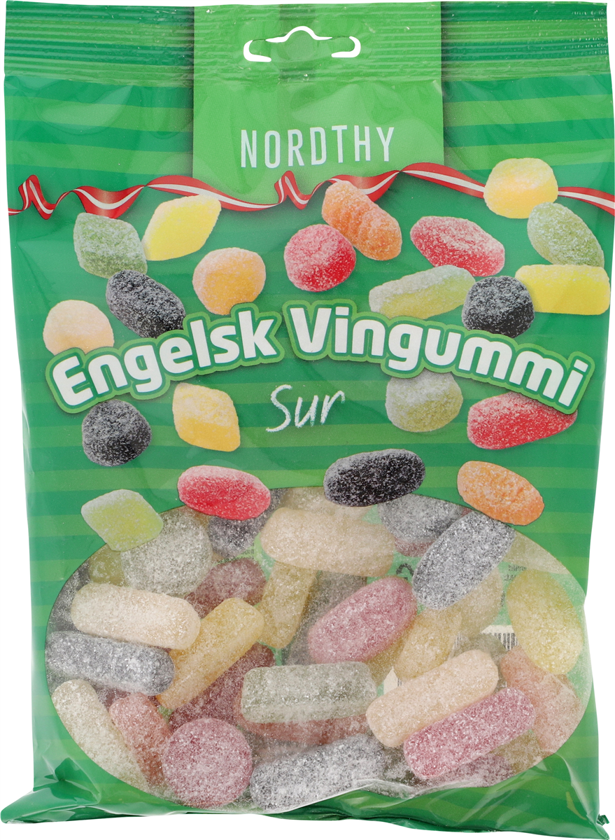 Nordthy Sur Engelsk Vingummi