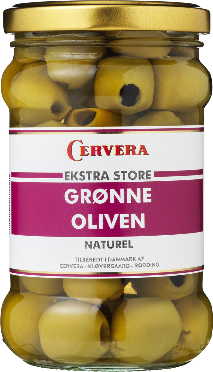 Grønne Oliven uden Sten