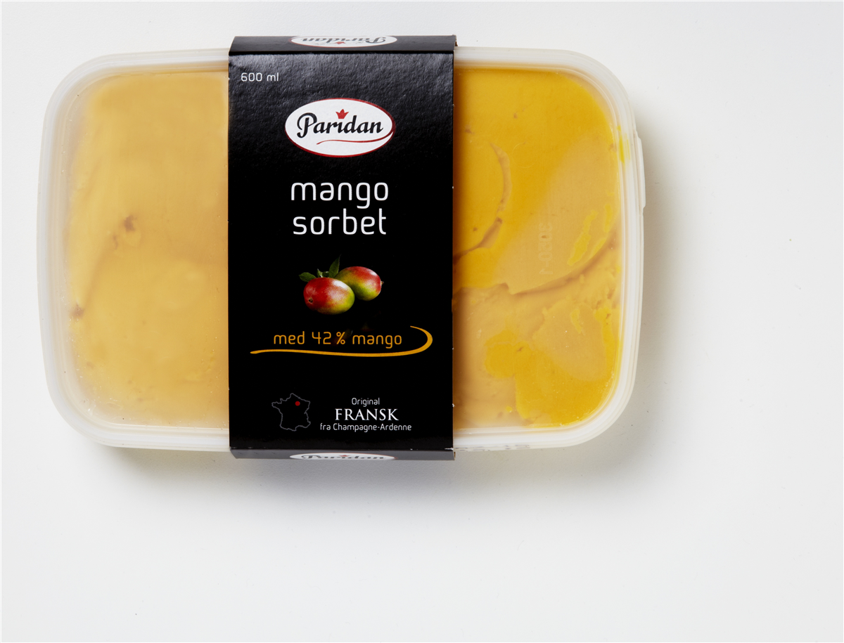 Paridan mango sorbet 500 ml