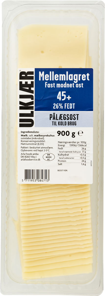 Mellemlagert ost 45+ 400 g