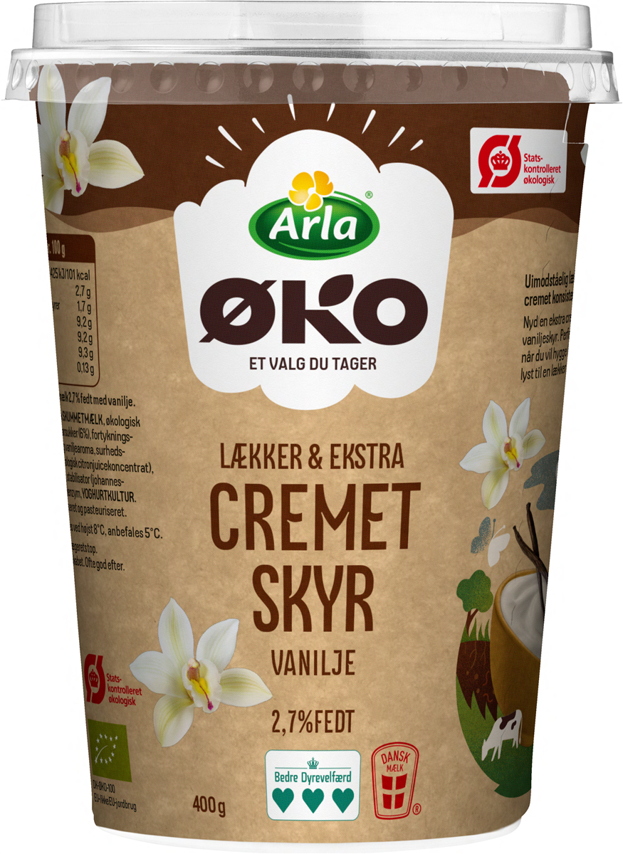 Arla cremet skyr van øko 450 g