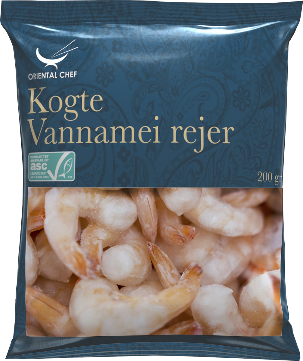Vannamei rejer kogte ASC 750 g