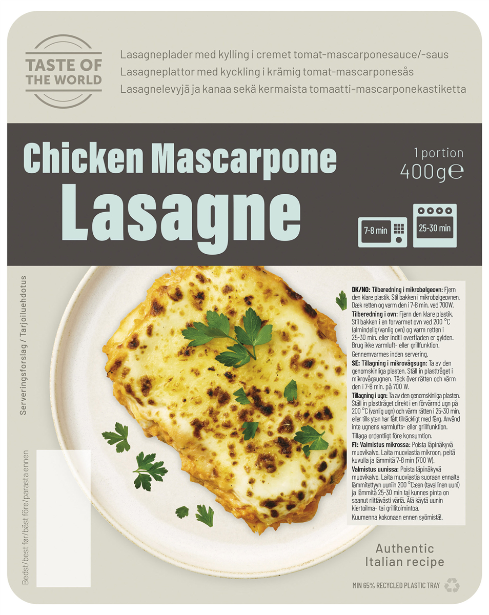 Chicken Mascarpone Lasagne
