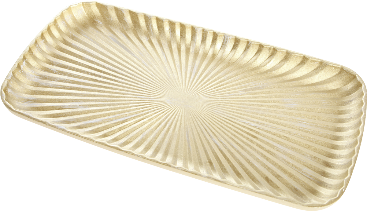 Dekofad 2X34,5X18 cm Guld