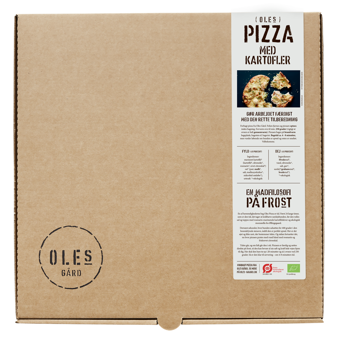 Oles Gård Kartoffelpizza Øko 340 g