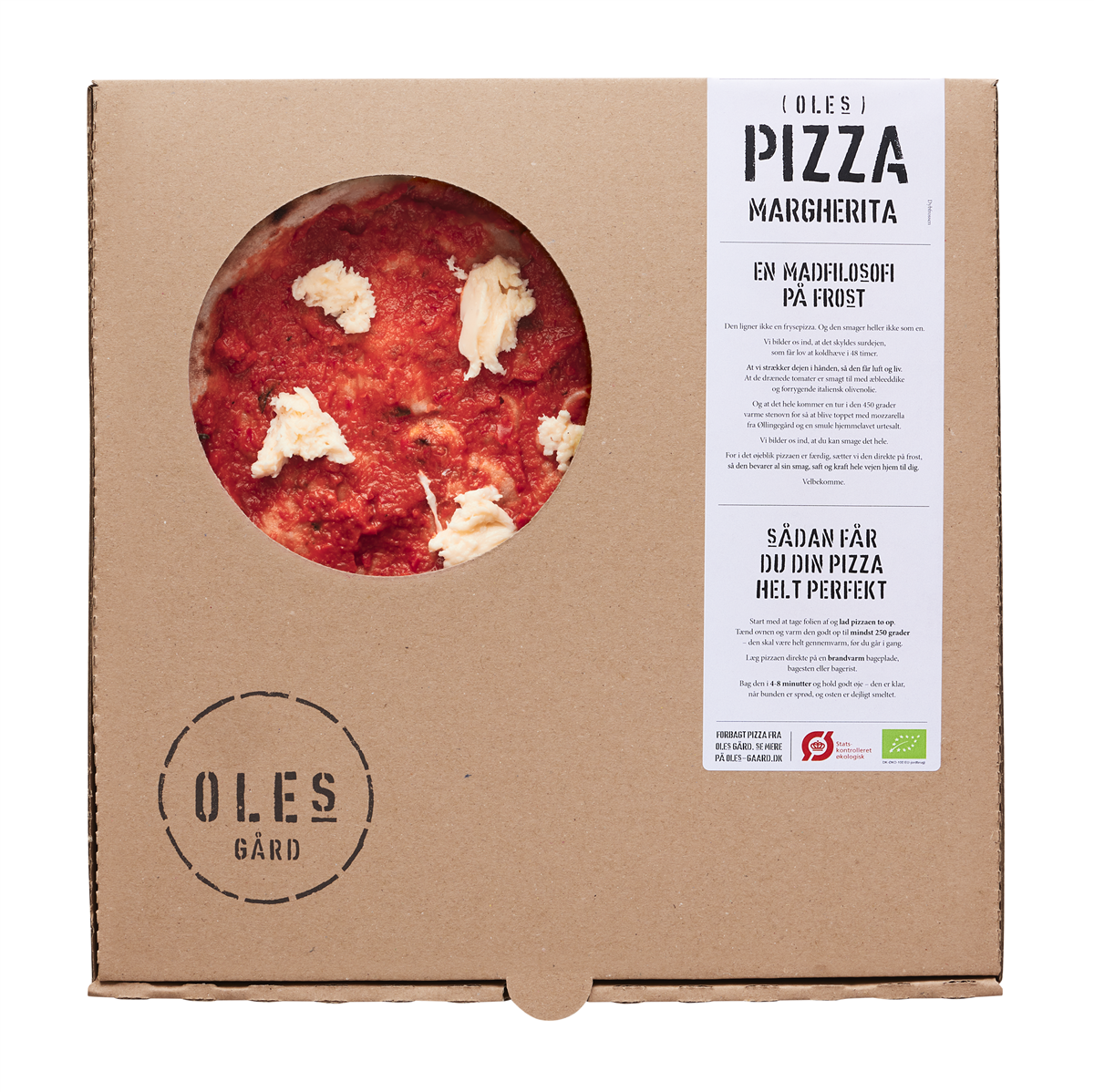Oles Pizza Margherita Øko 350 g