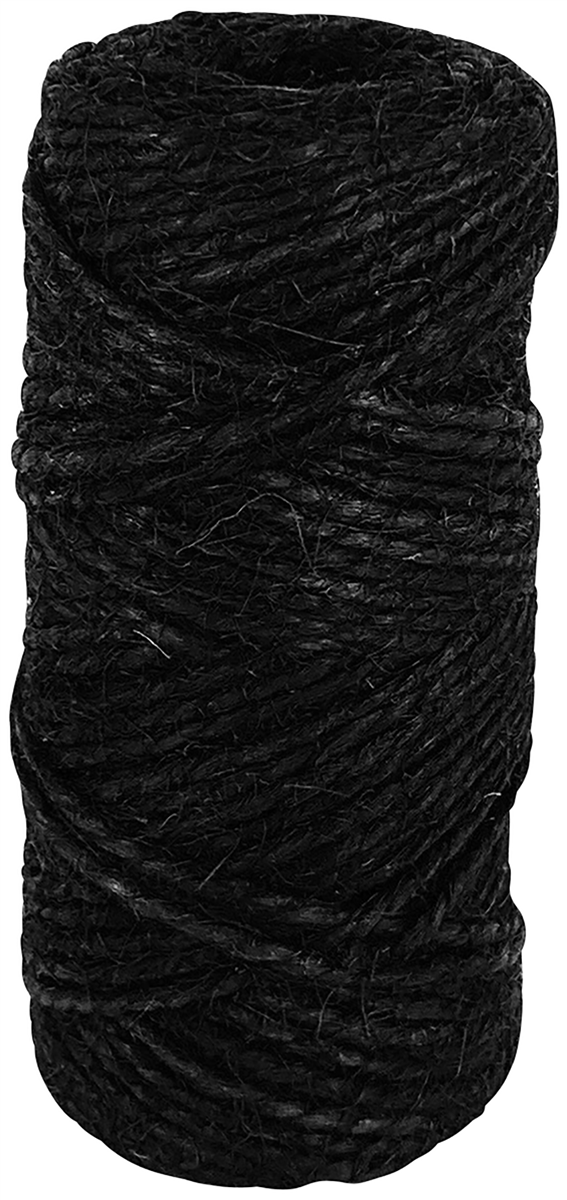 Jutegarn Sort 35 m