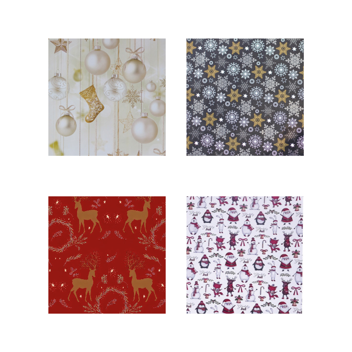 Gavepapir 4 Ass Designs