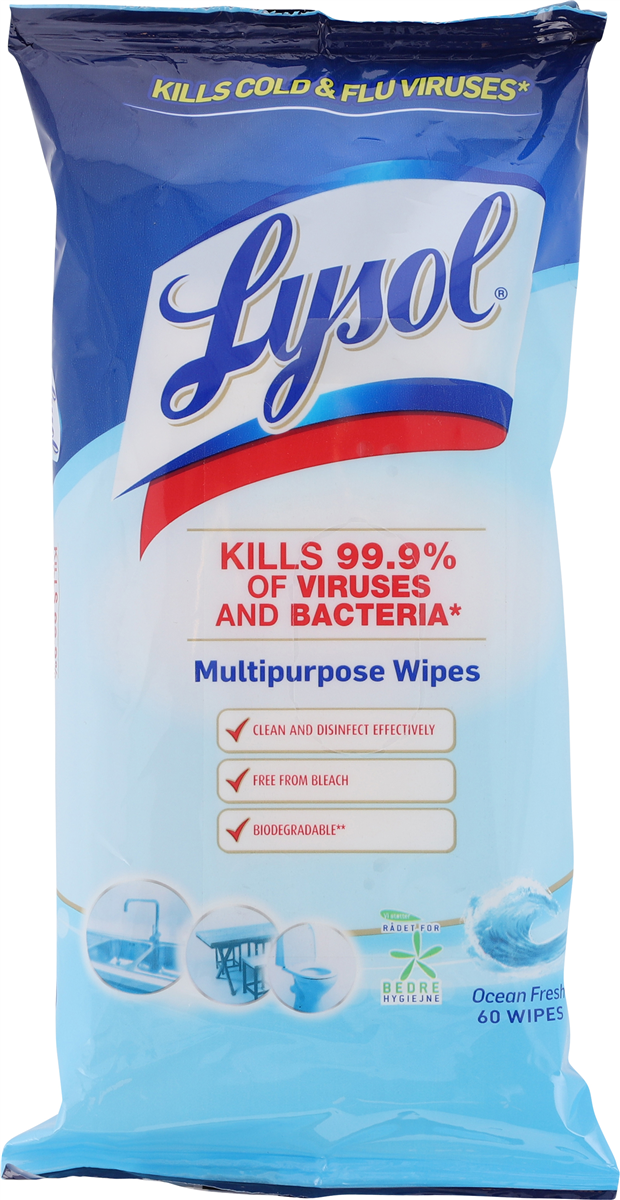 Lysol ocean fresh wipes 313 g