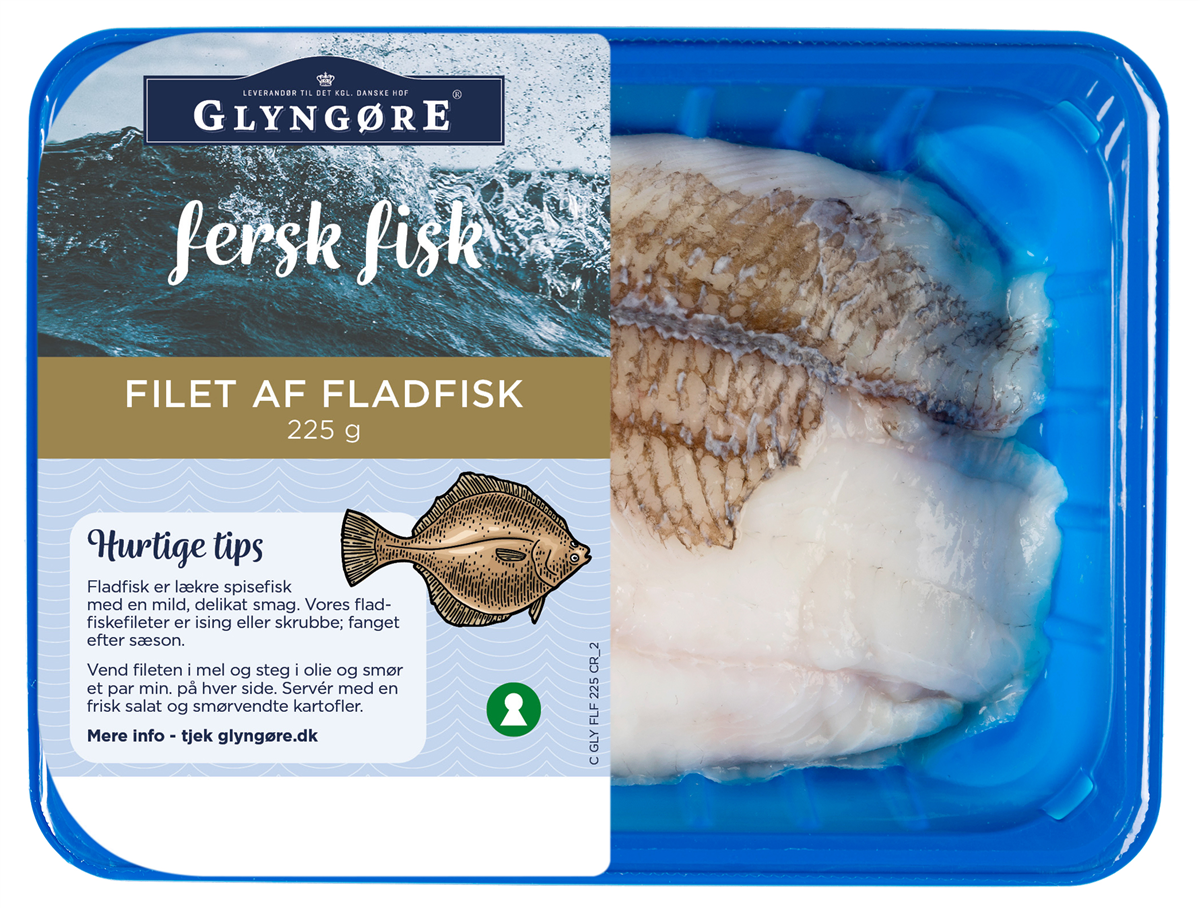 Filet af fladfisk 300 g