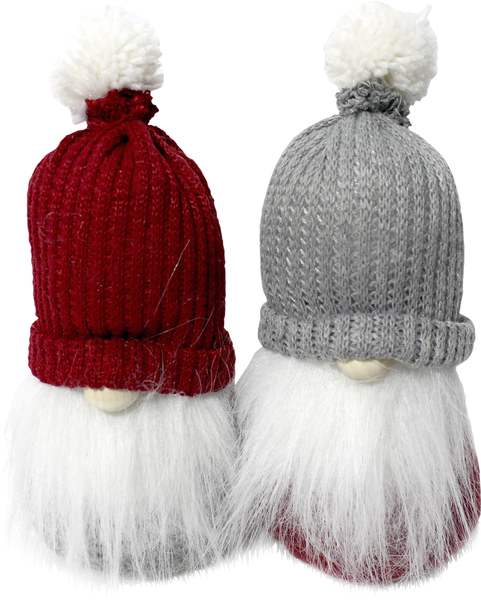 Nisse grå/rød 20 cm 1 stk.