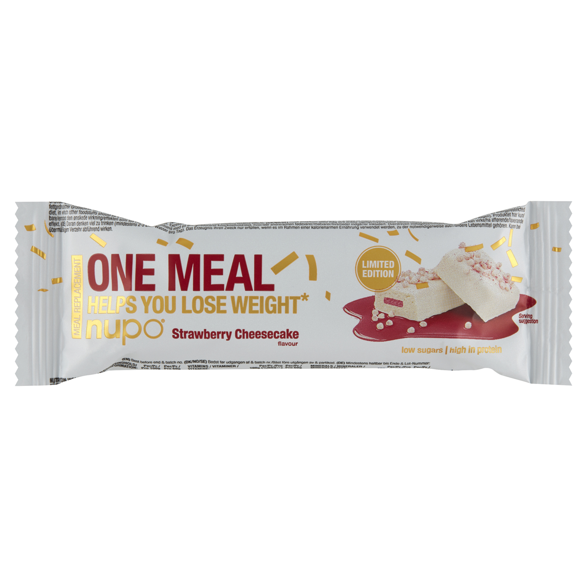 Nupo meal bar straw cheese 60 g