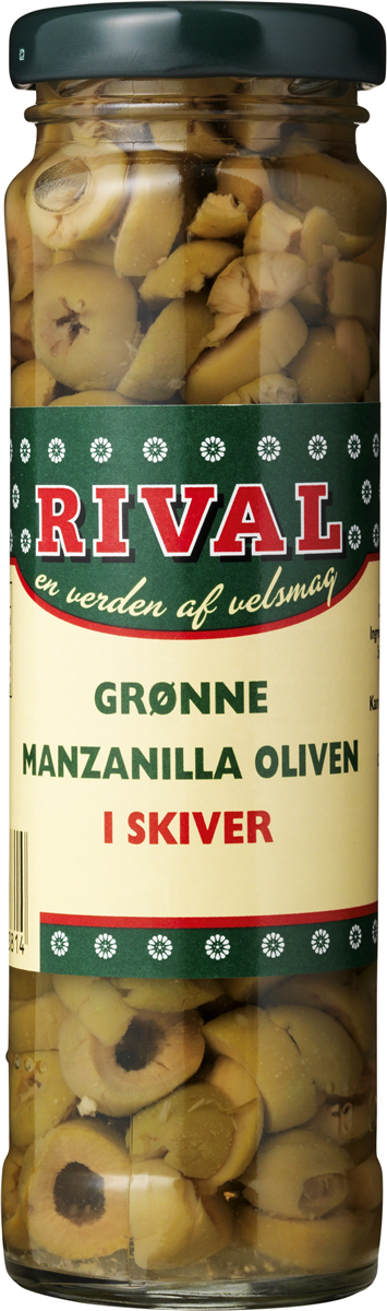 Rival Grønne Oliven i Skiver
