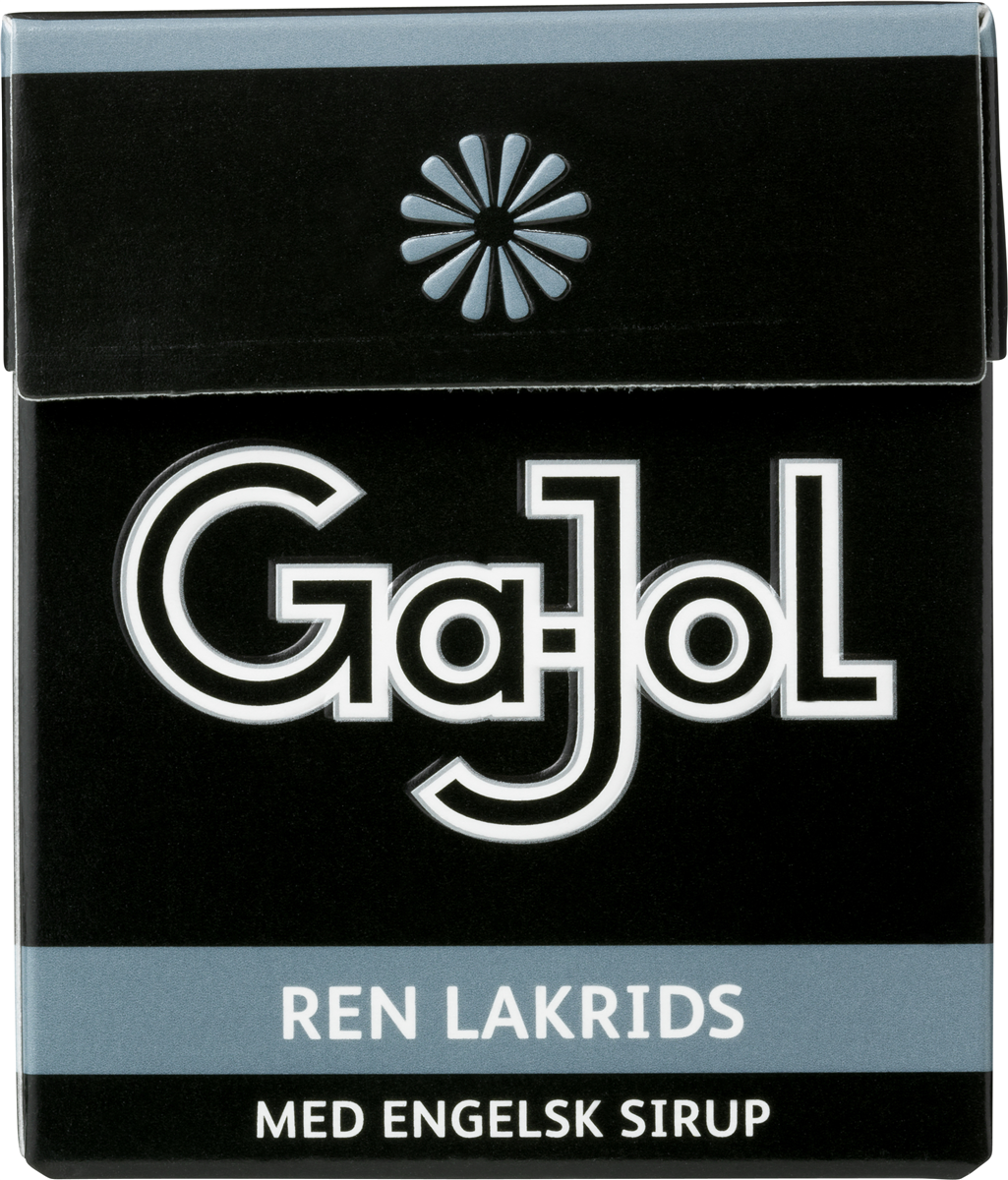 Ga-Jol ren lakrids sort 184 g