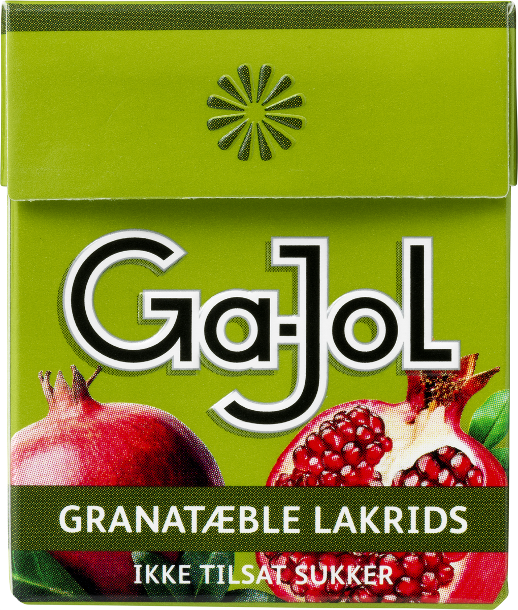 Ga-Jol granatæble lakrids 184 g