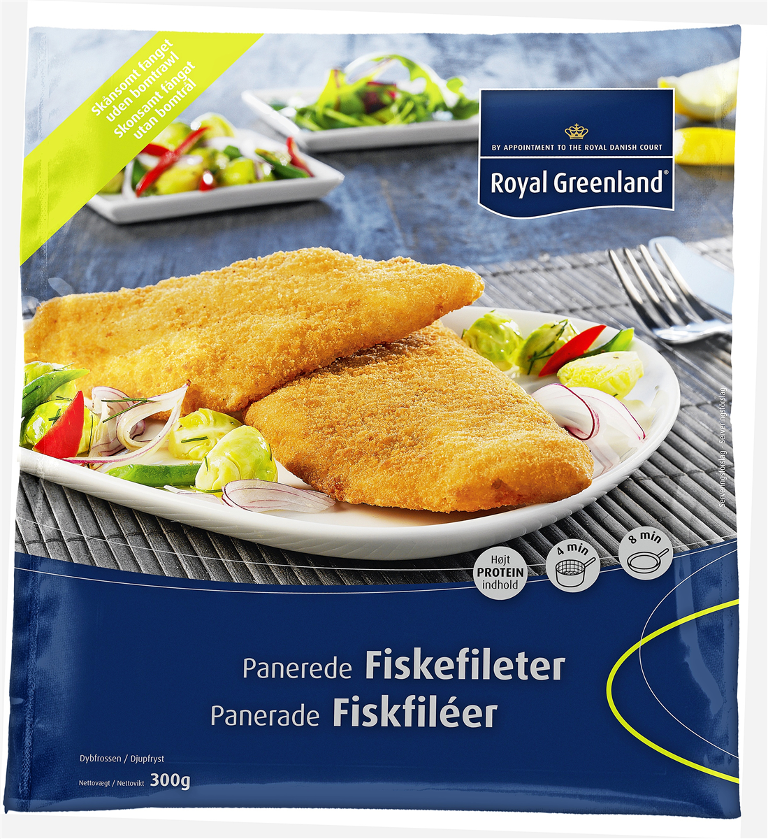 Royal G. panerede fiskefil 300 g
