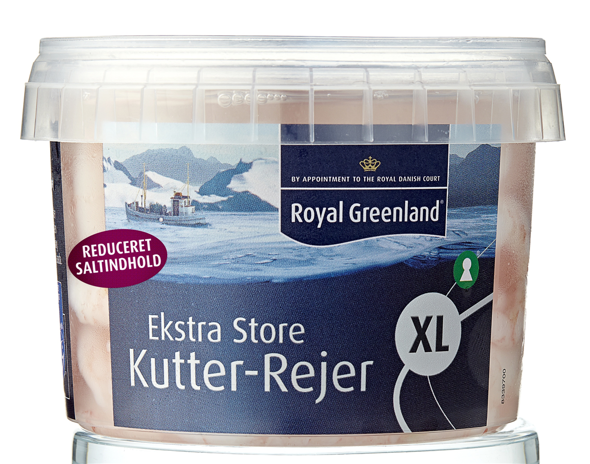 Kutter rejer i lage str. L 900 g