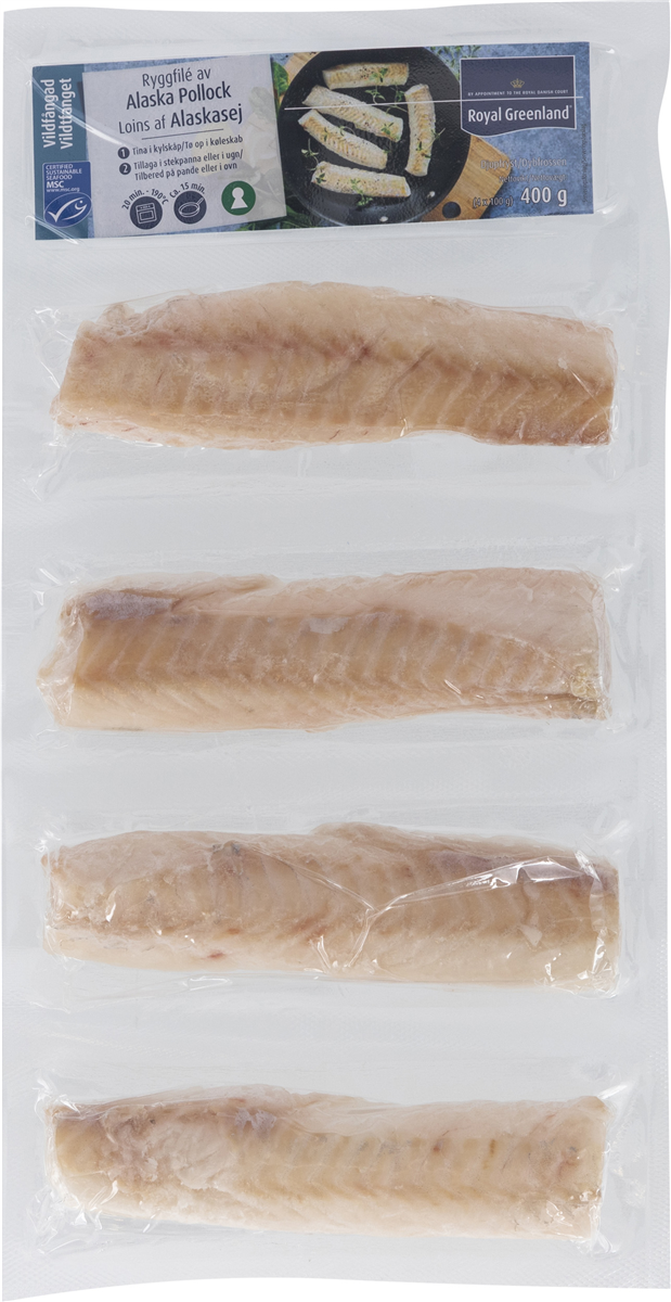 Alaskasej loins MSC 400 g