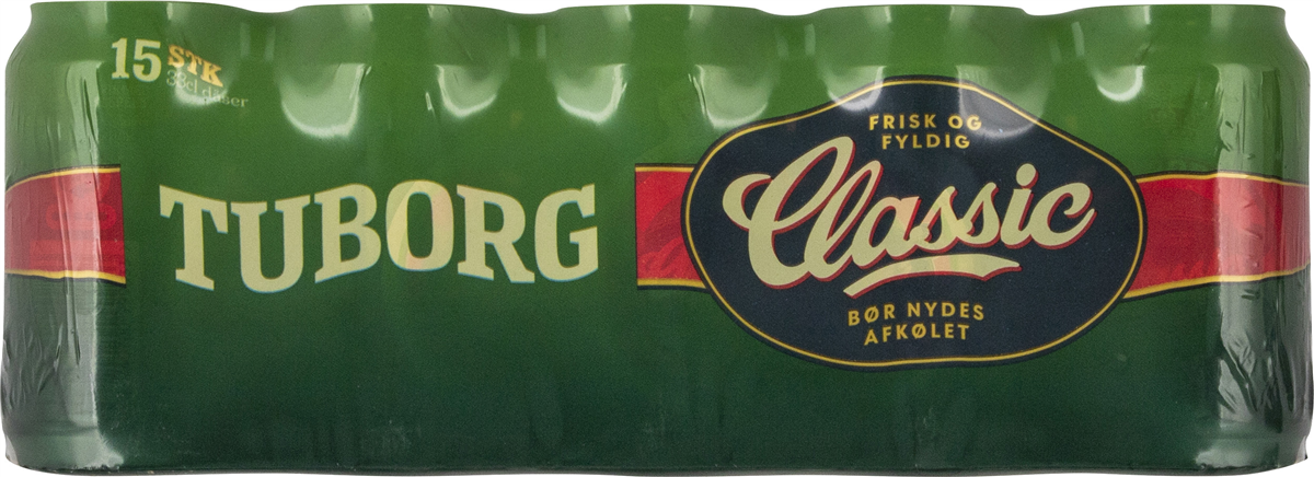 Tuborg Classic 4,6% 15-pak dåse