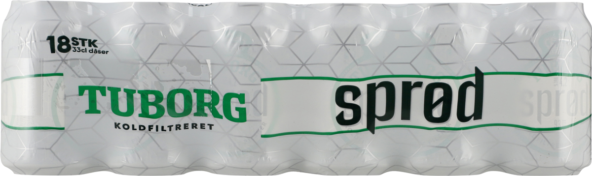 Tuborg Sprød 4,2% 18 x 33 cl 5940 ml