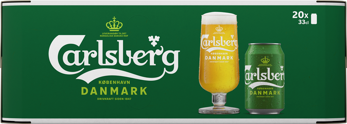 Carlsberg Pils 20 x 33 cl 1/4 6600 ml