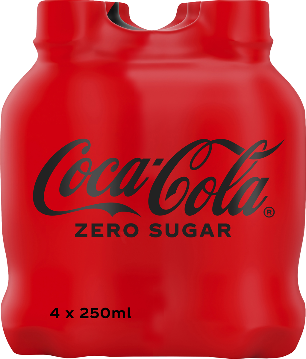 Coca-Cola Zero 4 x 25 cl 1000 ml