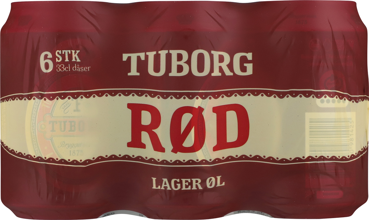 Tuborg Rød 4,3% 6-pak