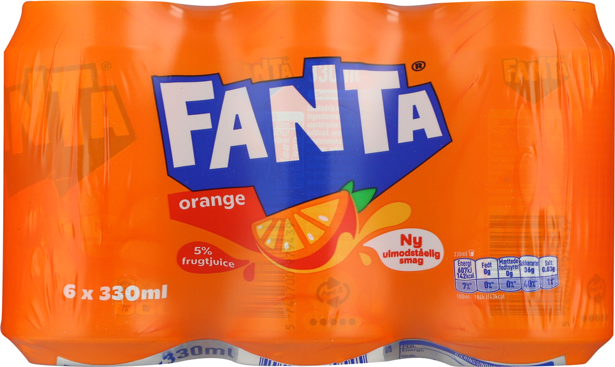Fanta Orange 6 x 33 cl