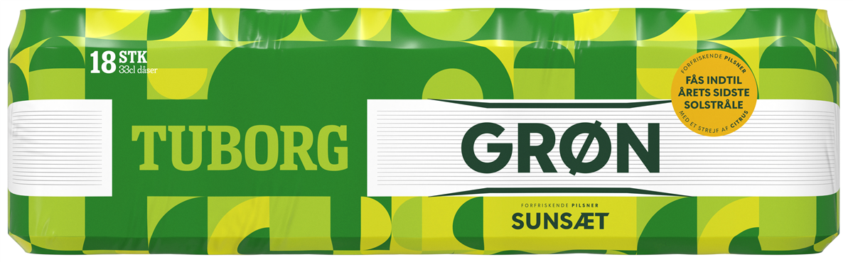 Tuborg Grøn Sunsæt 18-pak