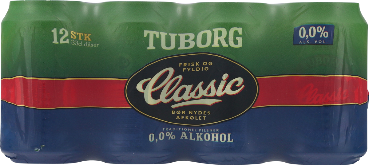 Tuborg Classic 0,0 12 x 33 cl
